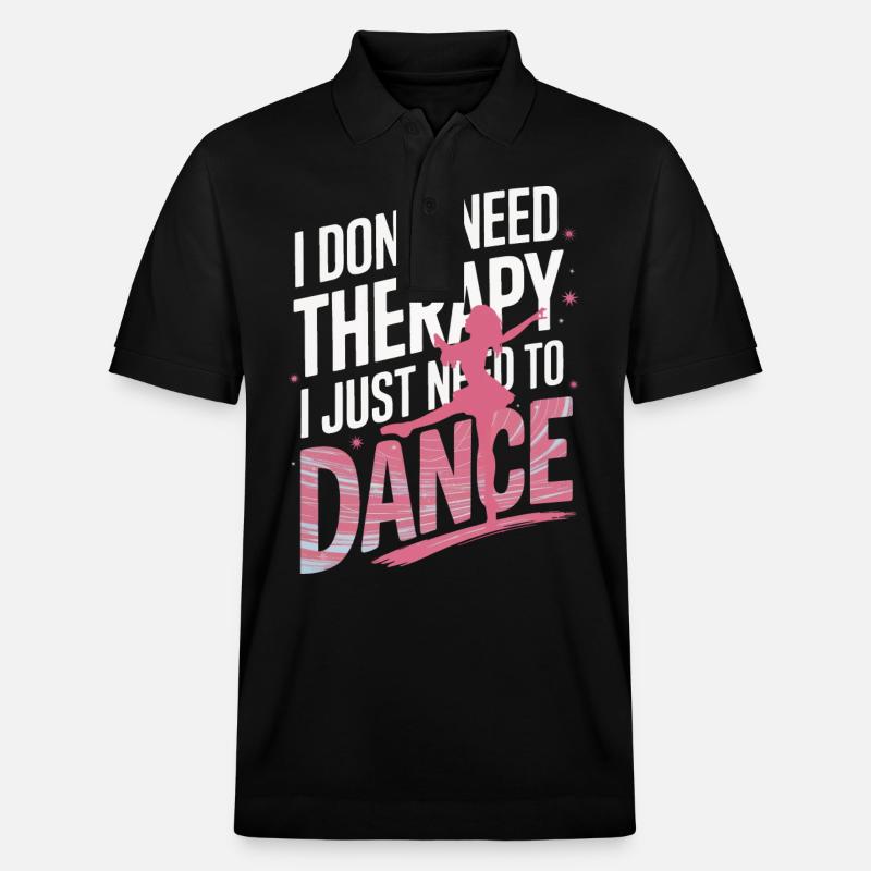 Dansant Danseurs Dansant - Polo PREPSTER bio Stanley/Stella Unisexe - noir