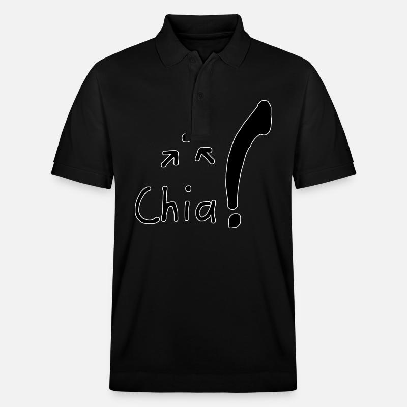 Chia Samen - Stanley/Stella Unisex Bio-Poloshirt PREPSTER - Schwarz