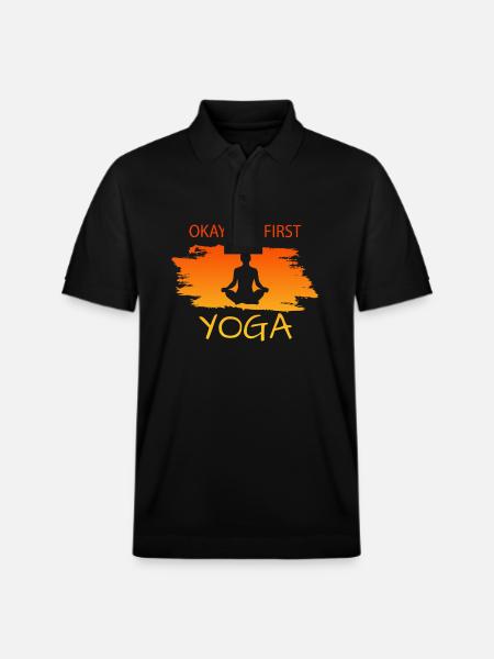 YOGA - Stanley/Stella Unisex Bio-Poloshirt PREPSTER - Schwarz