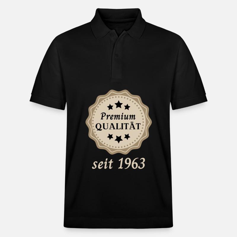 Qualité premium depuis 1963 - Polo PREPSTER bio Stanley/Stella Unisexe - noir