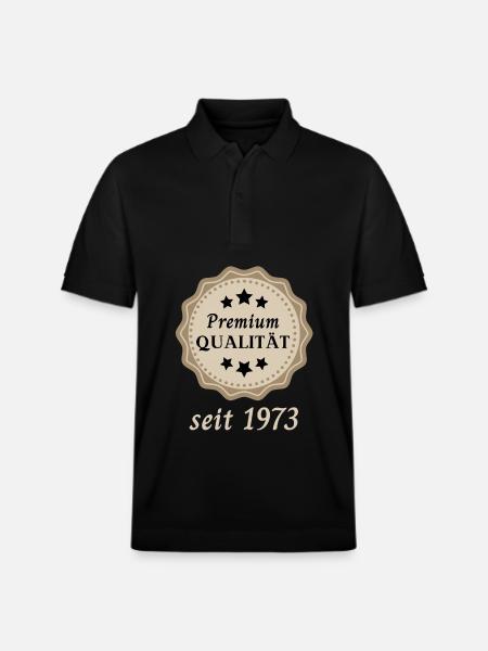 Premium Qualität seit 1973 - Stanley/Stella Unisex Bio-Poloshirt PREPSTER - Schwarz