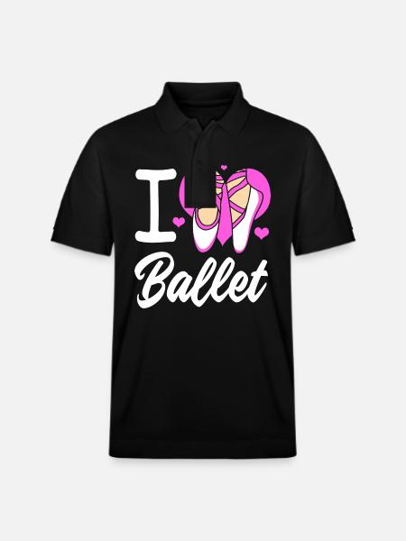 Ballet Ballet Dancer - Stanley/Stella Unisex Organic Polo Shirt PREPSTER - black