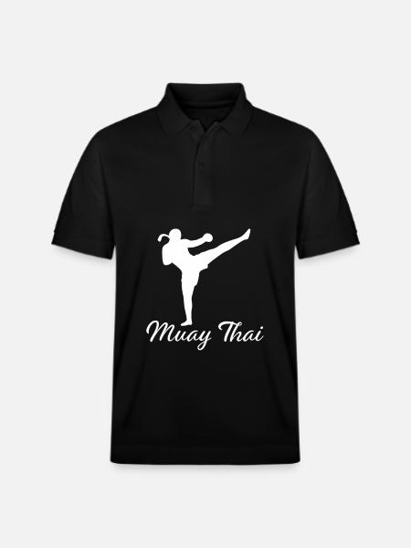 Muay Thai - Stanley/Stella Unisex Organic Polo Shirt PREPSTER - black