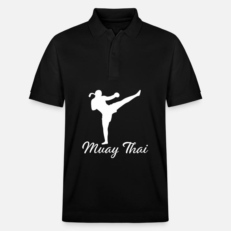 Muay Thai - Stanley/Stella Unisex Bio-Poloshirt PREPSTER - Schwarz