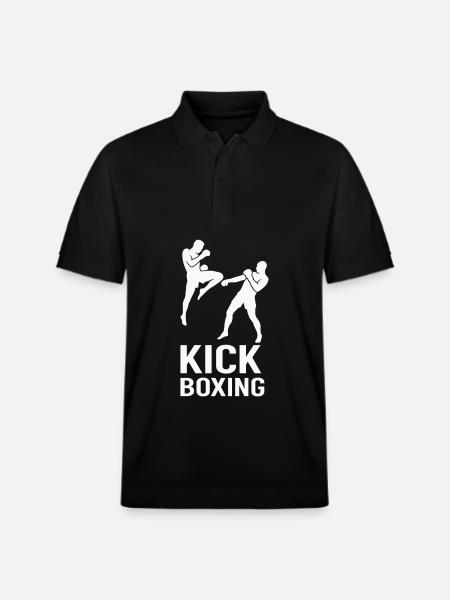 Kickboxing Fighters - Stanley/Stella Unisex Organic Polo Shirt PREPSTER - black