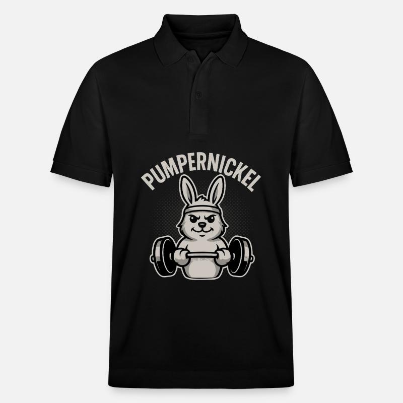 Pumpernickel - Stanley/Stella Unisex Bio-Poloshirt PREPSTER - Schwarz