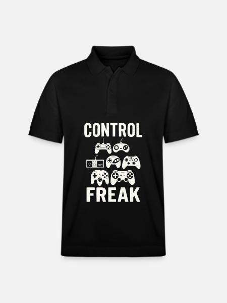 Controller Zocken Gaming Freak - Stanley/Stella Unisex Organic Polo Shirt PREPSTER - black