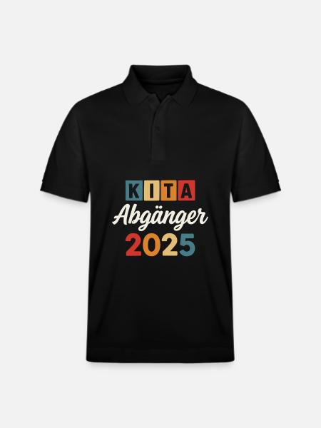 Daycare graduates 2025 - Stanley/Stella Unisex Organic Polo Shirt PREPSTER - black
