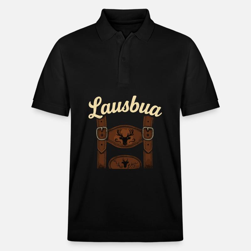 Conception de pantalons en cuir - Polo PREPSTER bio Stanley/Stella Unisexe - noir