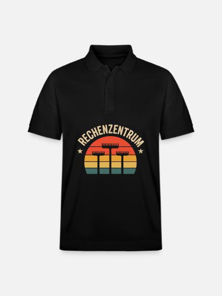 Data Center Retro Gardener Design - Stanley/Stella Unisex Organic Polo Shirt PREPSTER - black