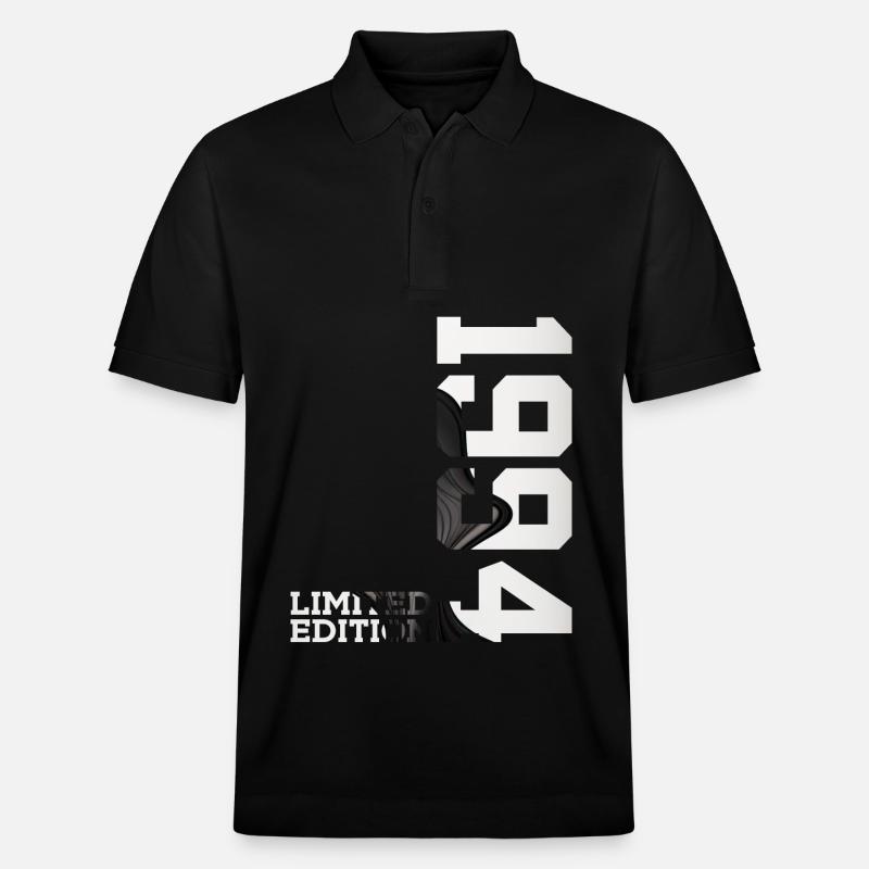 ÉDITION LIMITÉE 32E ANNIVERSAIRE 1994 - Polo PREPSTER bio Stanley/Stella Unisexe - noir