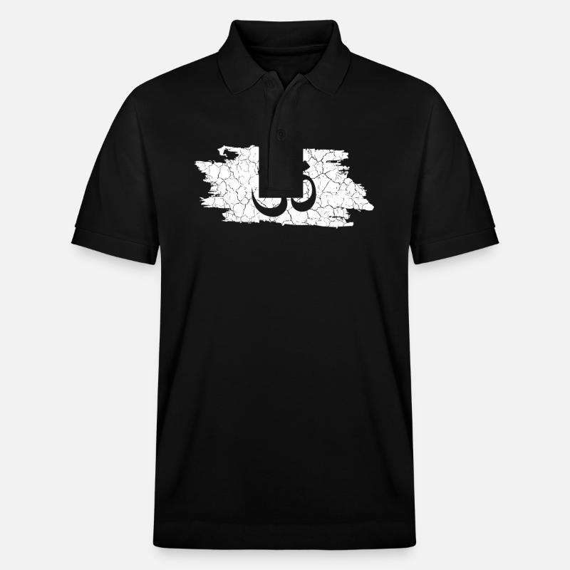 Om - Stanley/Stella Unisex Bio-Poloshirt PREPSTER - Schwarz