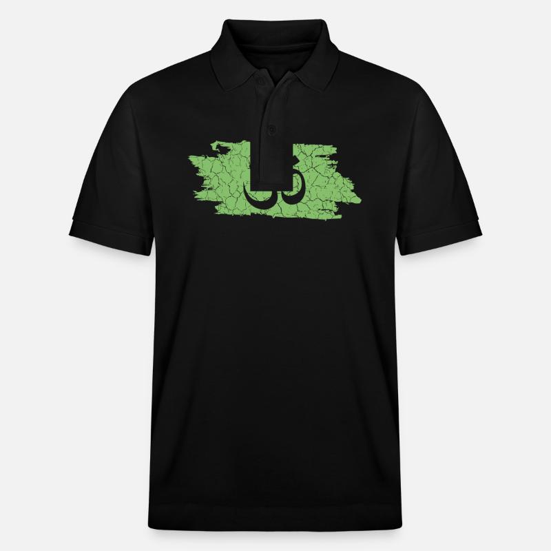 Om - Stanley/Stella Unisex Bio-Poloshirt PREPSTER - Schwarz