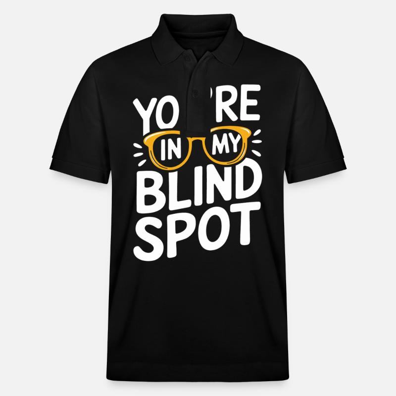 Blinde Blindheit Sehbehinderte Menschen - Stanley/Stella Unisex Bio-Poloshirt PREPSTER - Schwarz