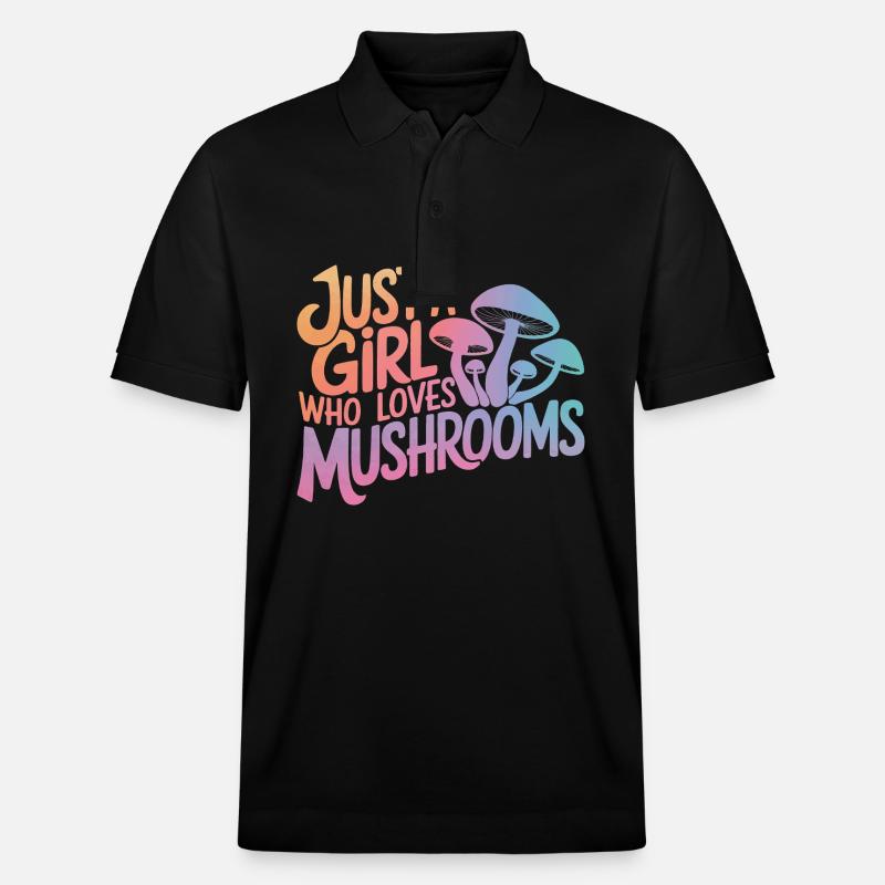 Champignons Champignons Champignon Champignon - Polo PREPSTER bio Stanley/Stella Unisexe - noir