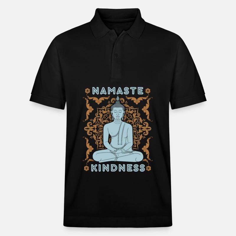 Buddha Design, Bouddha thaïlandais, Thaïlande - Polo PREPSTER bio Stanley/Stella Unisexe - noir
