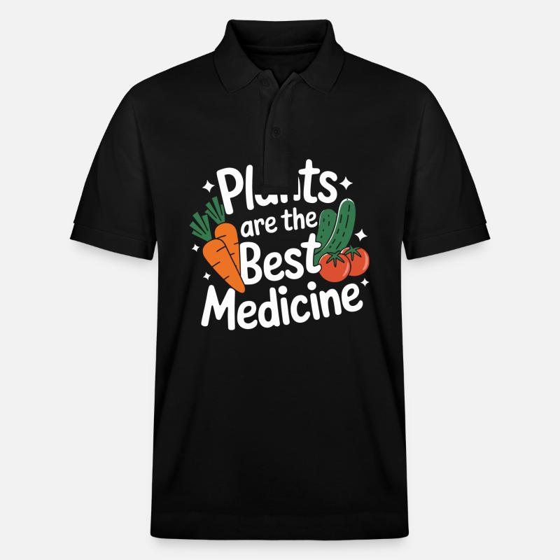 Végétarien Végétalien Végétarien Végétarien - Polo PREPSTER bio Stanley/Stella Unisexe - noir
