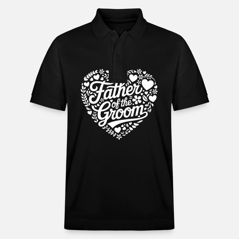 Marié Mariage Mariage - Polo PREPSTER bio Stanley/Stella Unisexe - noir