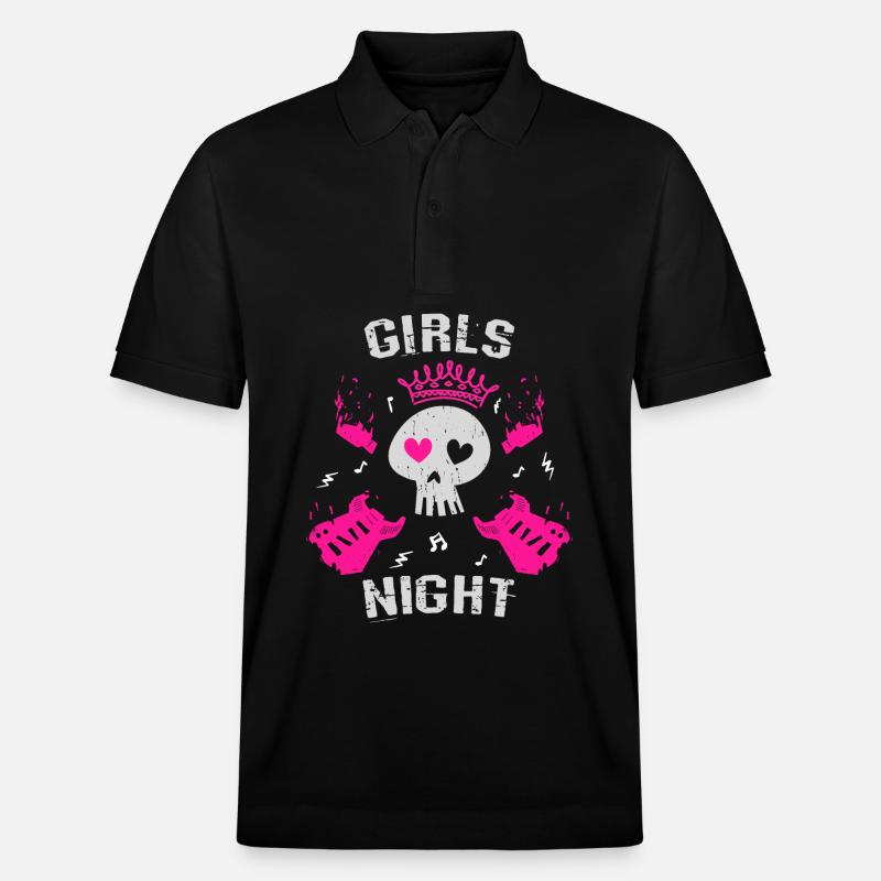 Mädelsabend - Stanley/Stella Unisex Bio-Poloshirt PREPSTER - Schwarz