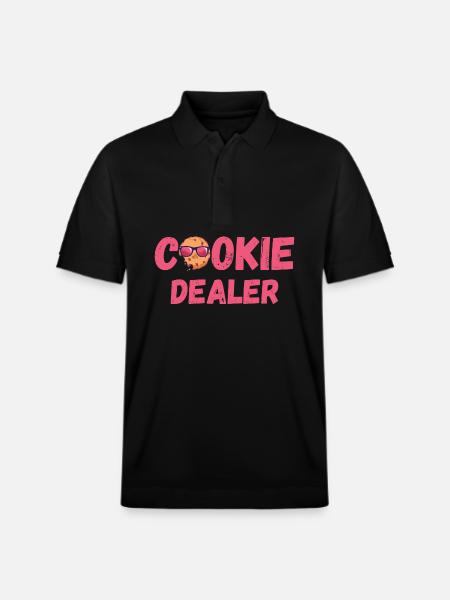Cookie dealer - Stanley/Stella Unisex Organic Polo Shirt PREPSTER - black