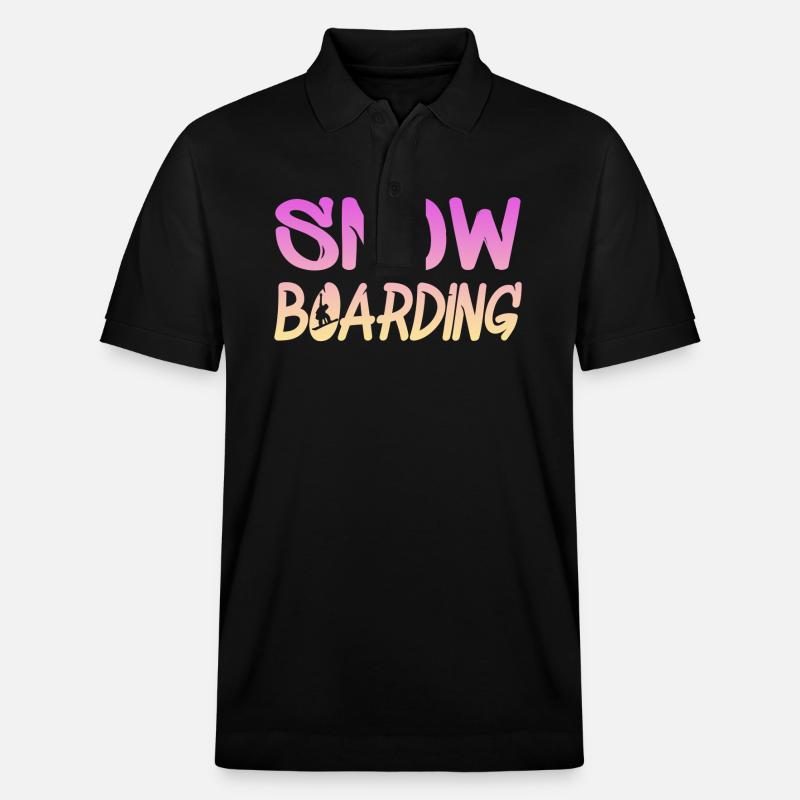 snowboarding - Stanley/Stella Unisex Bio-Poloshirt PREPSTER - Schwarz