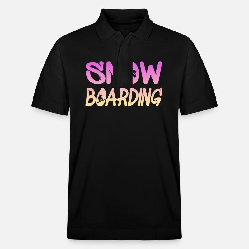 snowboarding - Stanley/Stella Unisex Bio-Poloshirt PREPSTER - Schwarz