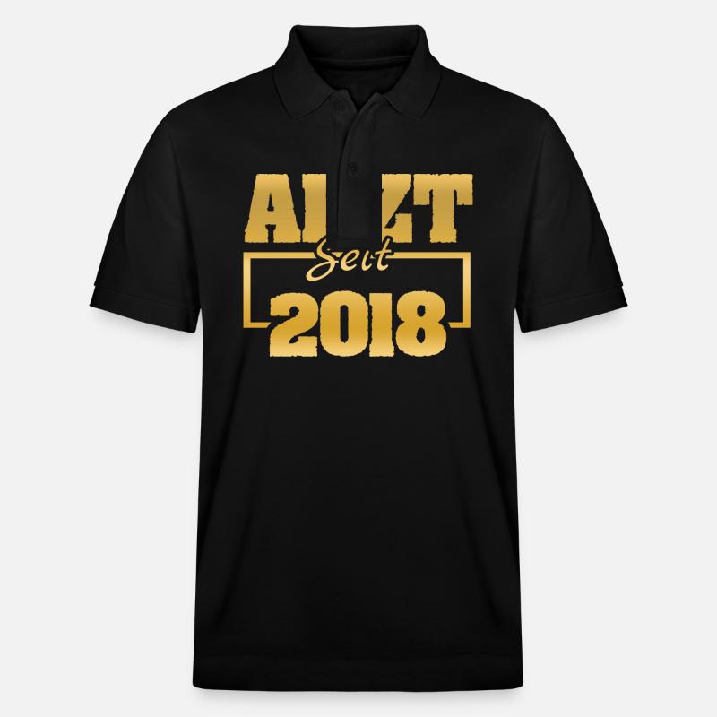 2018 - Stanley/Stella Unisex Bio-Poloshirt PREPSTER - Schwarz