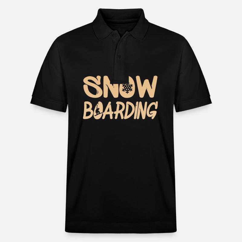 snowboarding - Stanley/Stella Unisex Bio-Poloshirt PREPSTER - Schwarz
