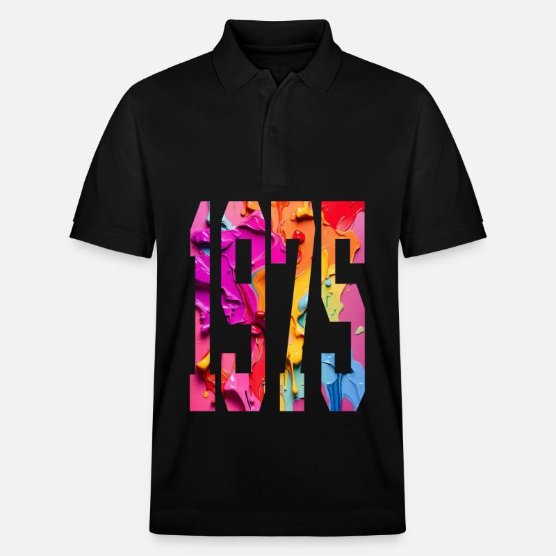 BUNT 51E ANNIVERSAIRE 1975 - Polo PREPSTER bio Stanley/Stella Unisexe - noir