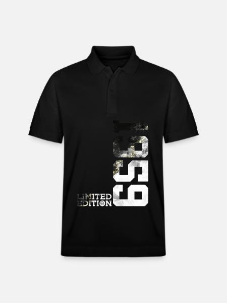 67E ANNIVERSAIRE ÉDITION LIMITÉE 1959 - Polo PREPSTER bio Stanley/Stella Unisexe - noir