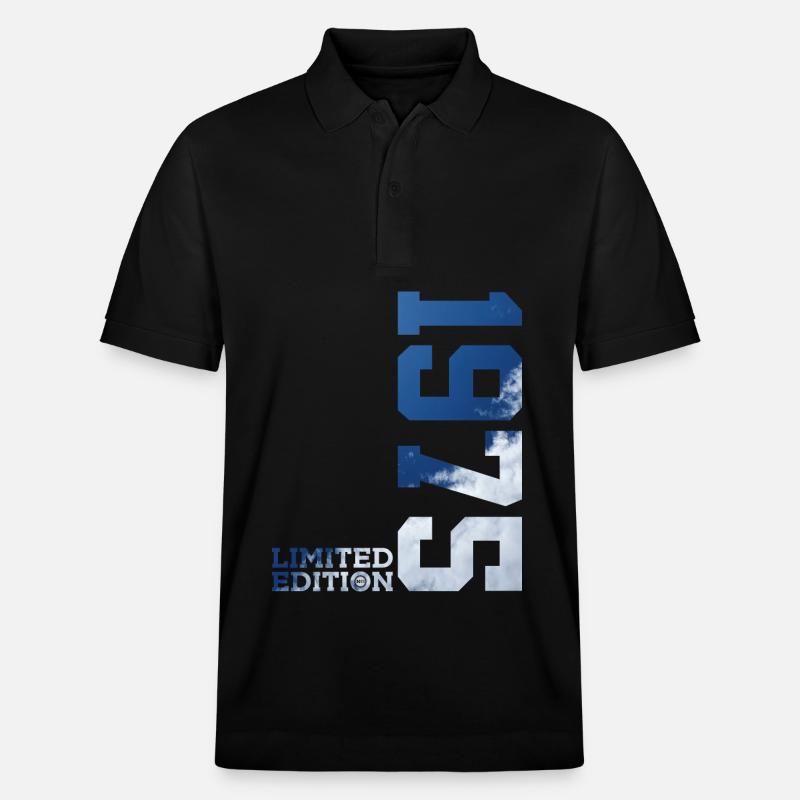 ÉDITION LIMITÉE 51E ANNIVERSAIRE 1975 - Polo PREPSTER bio Stanley/Stella Unisexe - noir