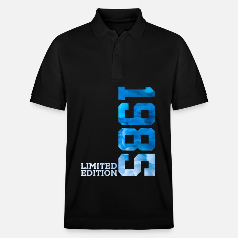 41E ANNIVERSAIRE ÉDITION LIMITÉE 1985 - Polo PREPSTER bio Stanley/Stella Unisexe - noir