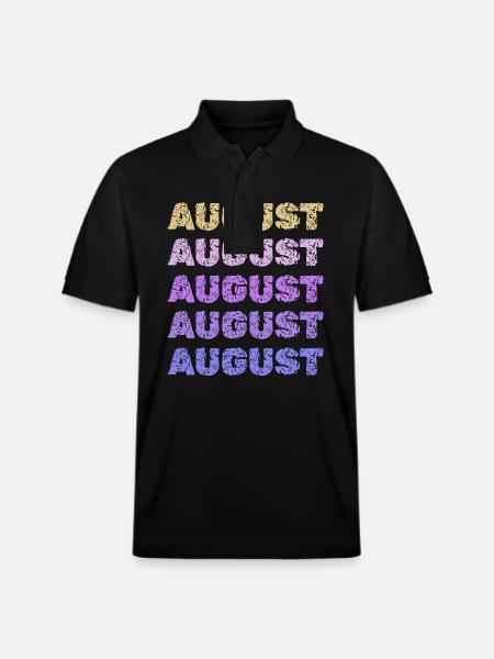 August August - Stanley/Stella Unisex Organic Polo Shirt PREPSTER - black