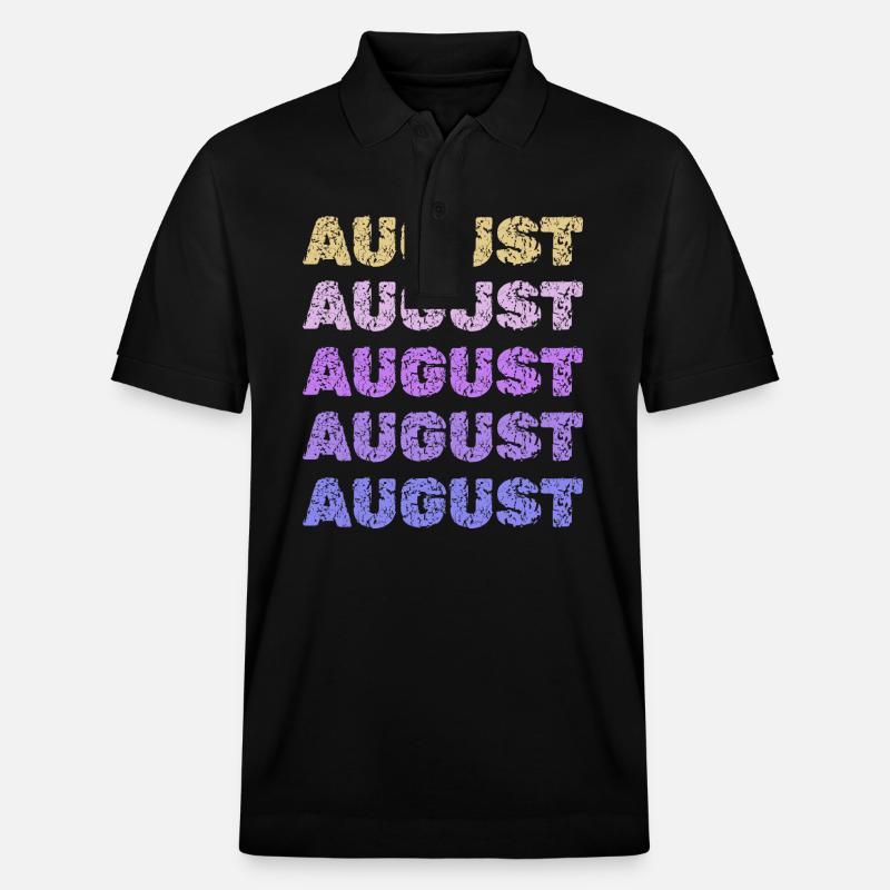 August August - Stanley/Stella Unisex Bio-Poloshirt PREPSTER - Schwarz