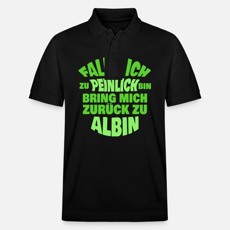Albin - Stanley/Stella Unisex Bio-Poloshirt PREPSTER - Schwarz
