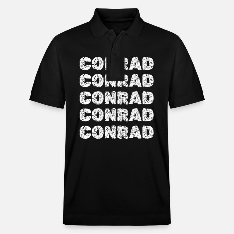 Conrad Conrad - Polo PREPSTER bio Stanley/Stella Unisexe - noir