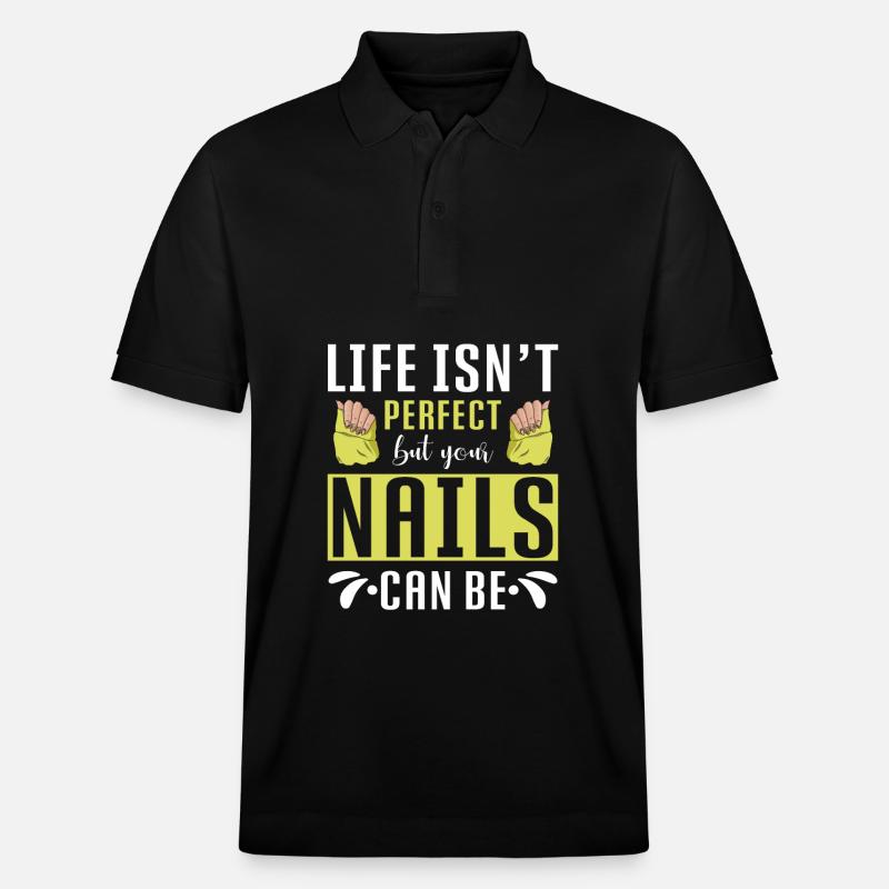 Nail Tech Maniküre Nail Technikerin - Stanley/Stella Unisex Bio-Poloshirt PREPSTER - Schwarz