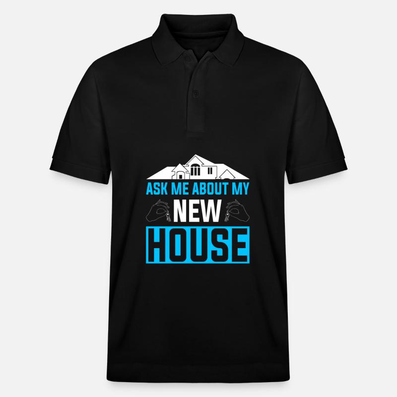 Neuer Hauseigentümer Hauseigentümer - Stanley/Stella Unisex Bio-Poloshirt PREPSTER - Schwarz