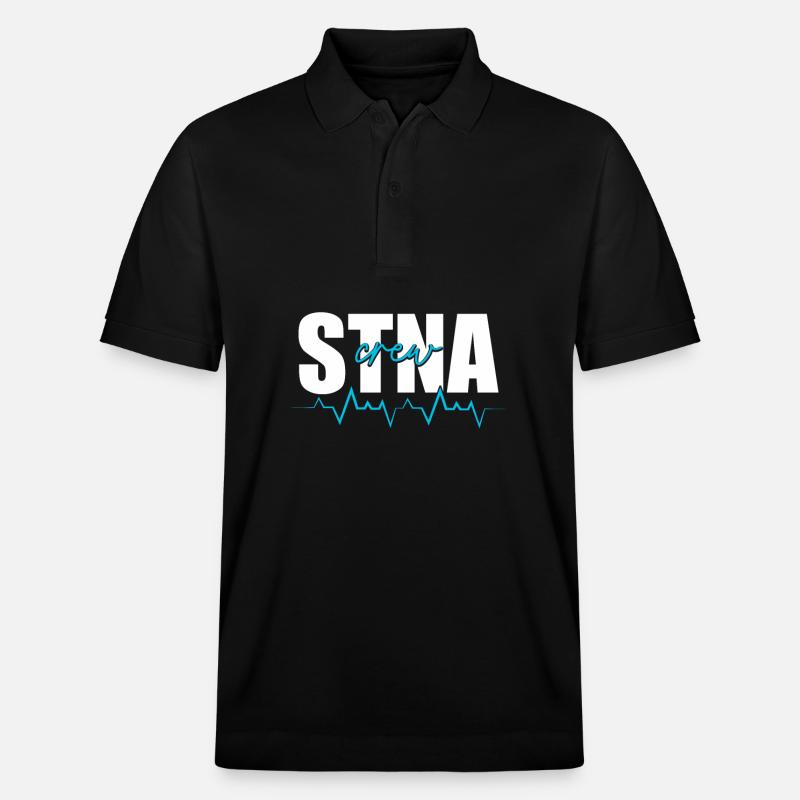 STNA Staatlich geprüfte Pflegeassistentin - Stanley/Stella Unisex Bio-Poloshirt PREPSTER - Schwarz