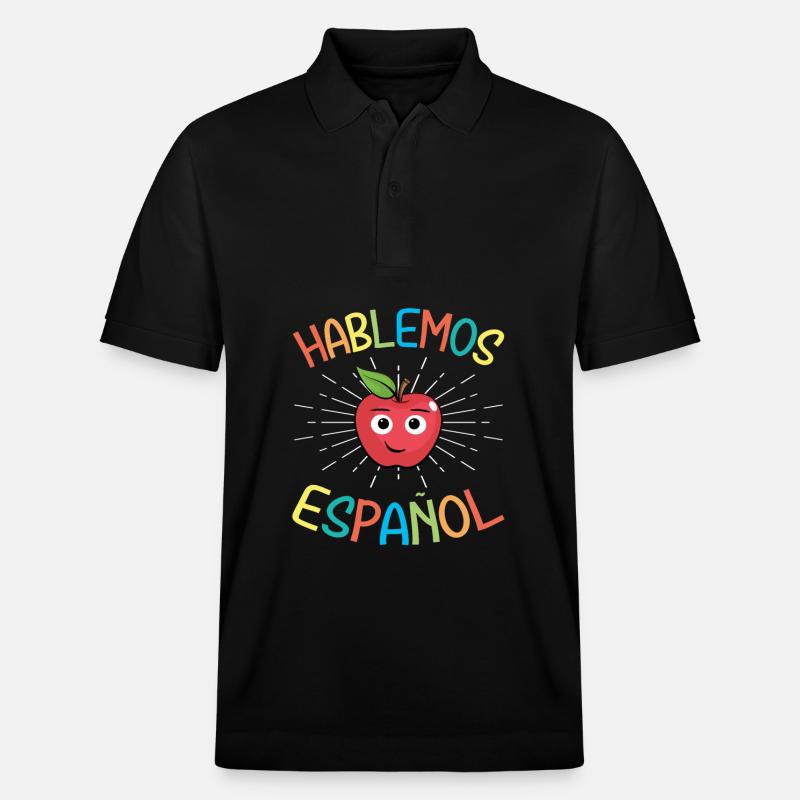 Professeur d’espagnol Maestra Professeur bilingue - Polo PREPSTER bio Stanley/Stella Unisexe - noir