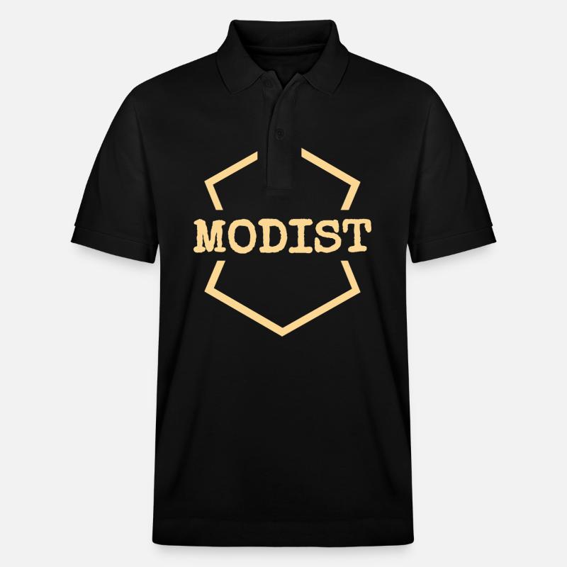 Modist als Arbeit - Stanley/Stella Unisex Bio-Poloshirt PREPSTER - Schwarz