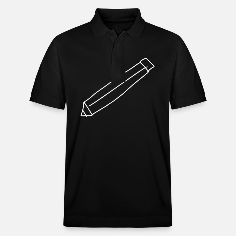 Dessin d’icône de stylo - Polo PREPSTER bio Stanley/Stella Unisexe - noir