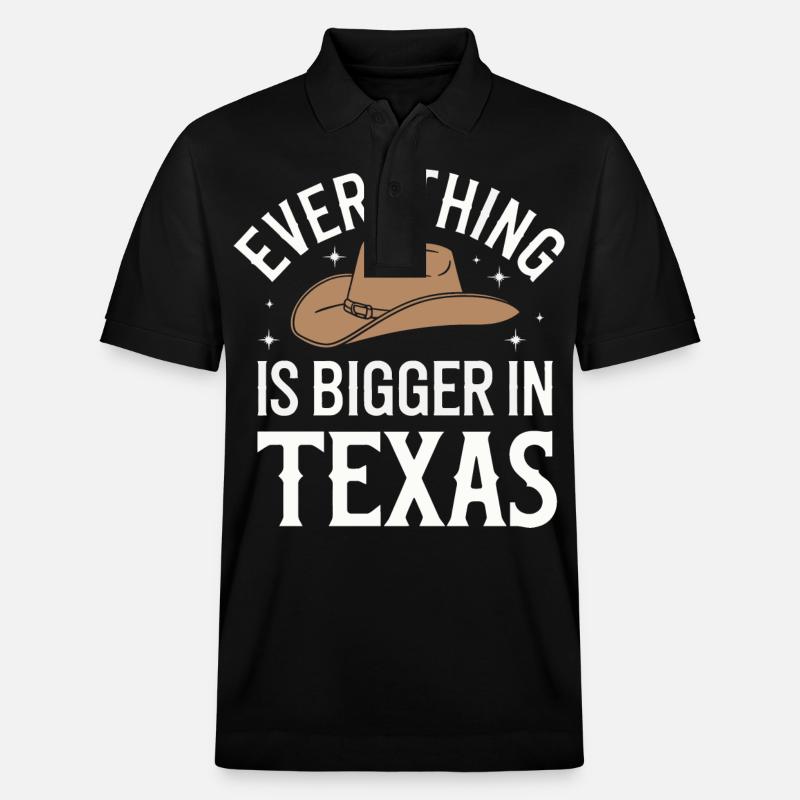 État du Texas Texans Texas - Polo PREPSTER bio Stanley/Stella Unisexe - noir