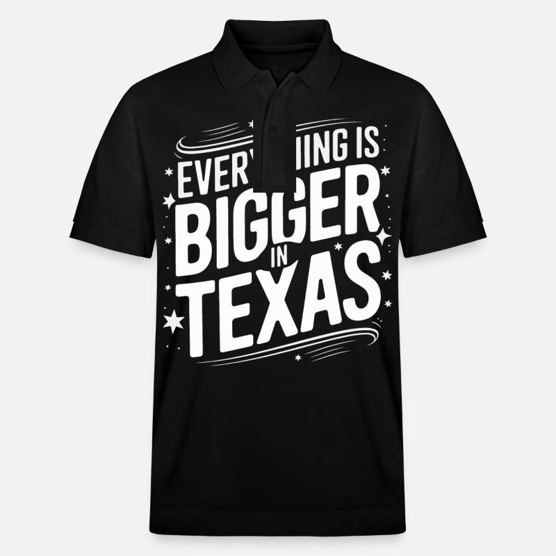 État du Texas Texans Texas - Polo PREPSTER bio Stanley/Stella Unisexe - noir