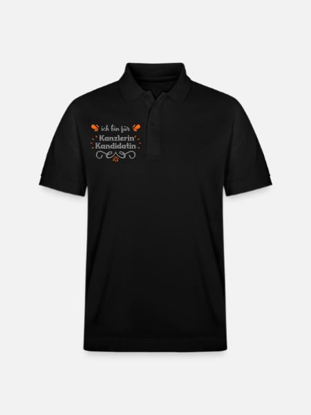 Politik-Spruch - Stanley/Stella Unisex Bio-Poloshirt PREPSTER - Schwarz