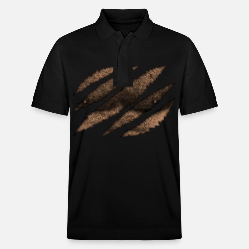 Patte d’ours - Polo PREPSTER bio Stanley/Stella Unisexe - noir