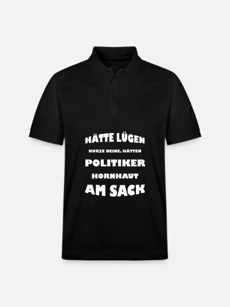Politik - Stanley/Stella Unisex Bio-Poloshirt PREPSTER - Schwarz