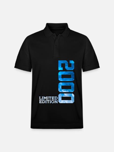 26TH ANNIVERSARY LIMITED EDITION 2000 - Stanley/Stella Unisex Organic Polo Shirt PREPSTER - black