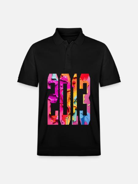 BUNT 13TH BIRTHDAY 2013 - Stanley/Stella Unisex Organic Polo Shirt PREPSTER - black