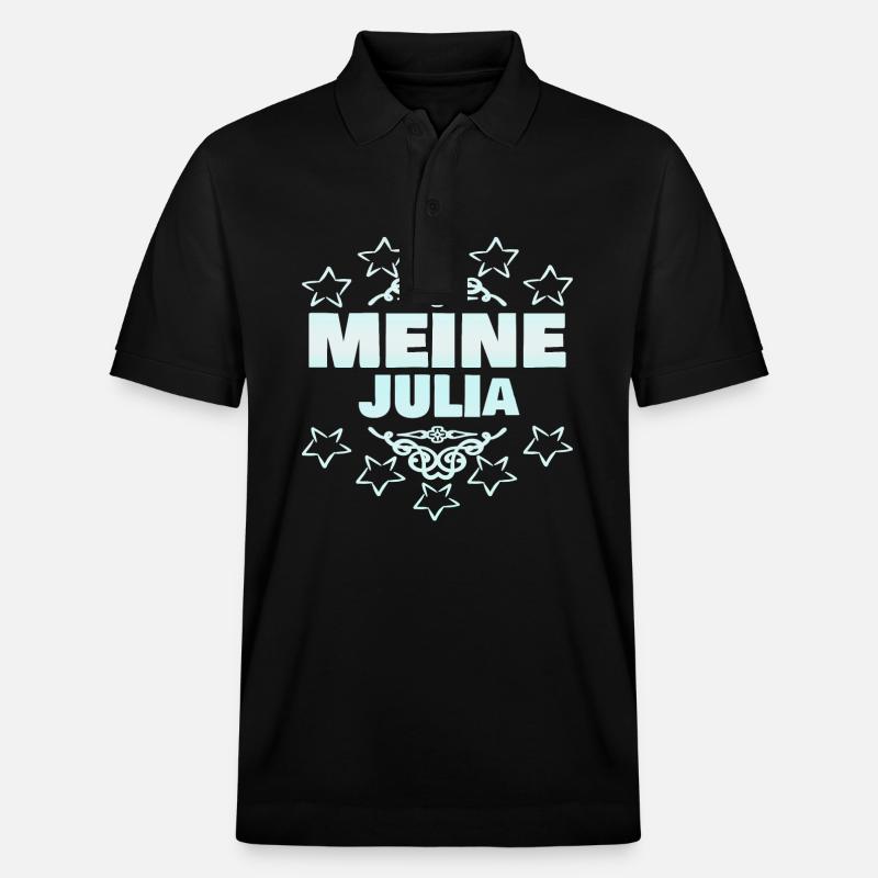 Julia als Mädchen - Stanley/Stella Unisex Bio-Poloshirt PREPSTER - Schwarz